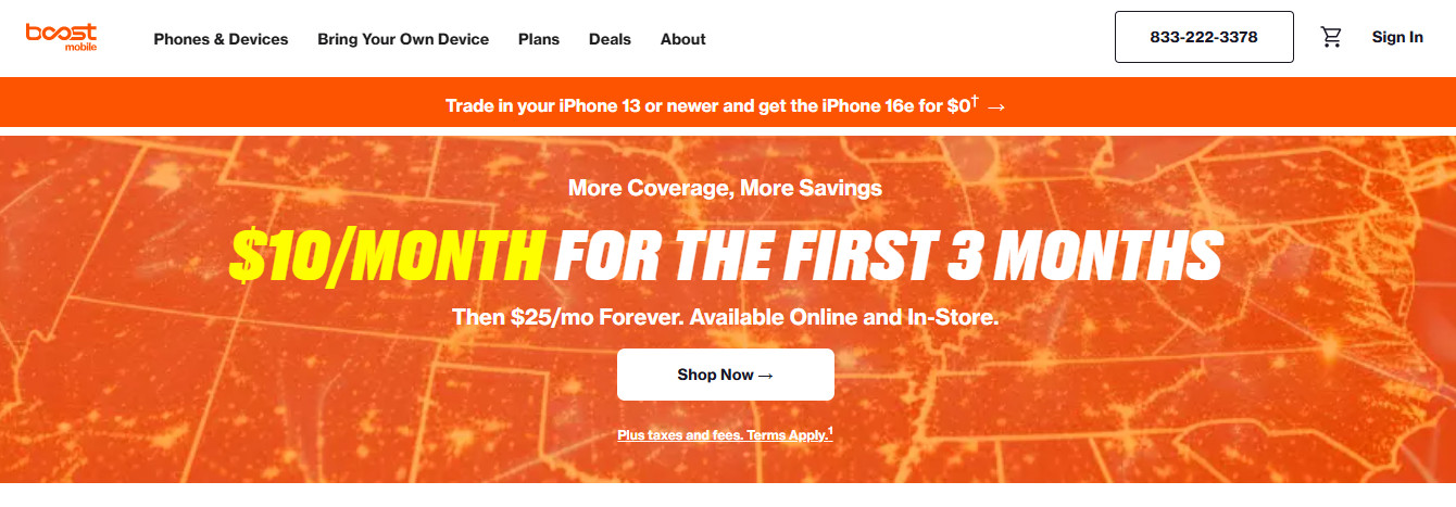 Top Boost Mobile Alternatives
