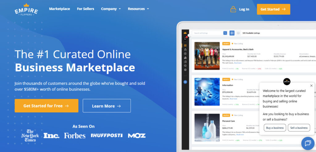 Empire Flippers Alternatives