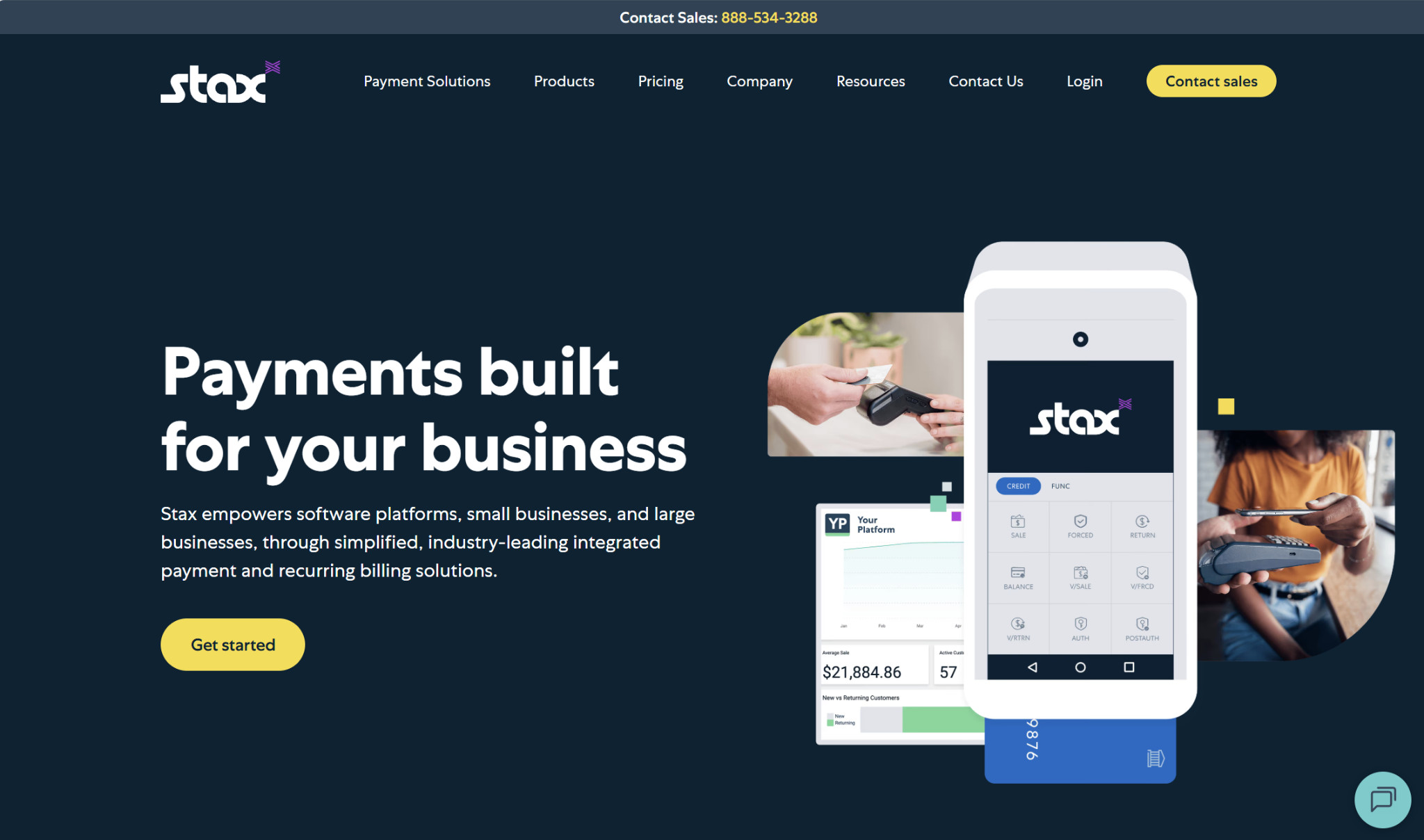 Stax Pay: Best for Subscription-Based Pricing