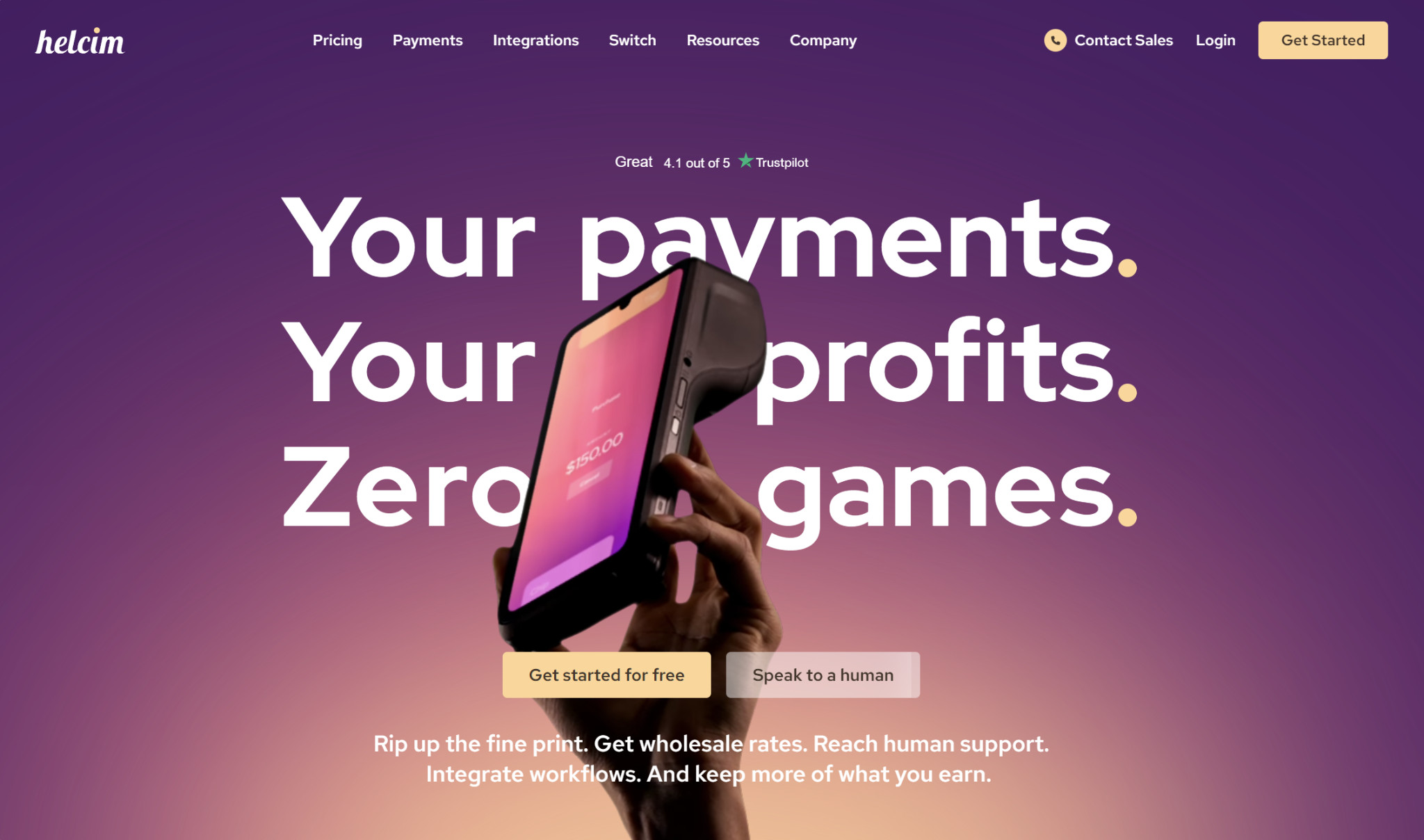 Helcim: Best for In-Person Payment Processing