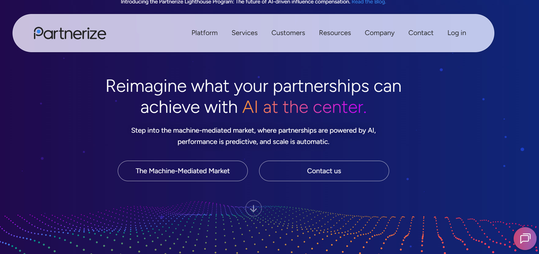 partnerize homepage