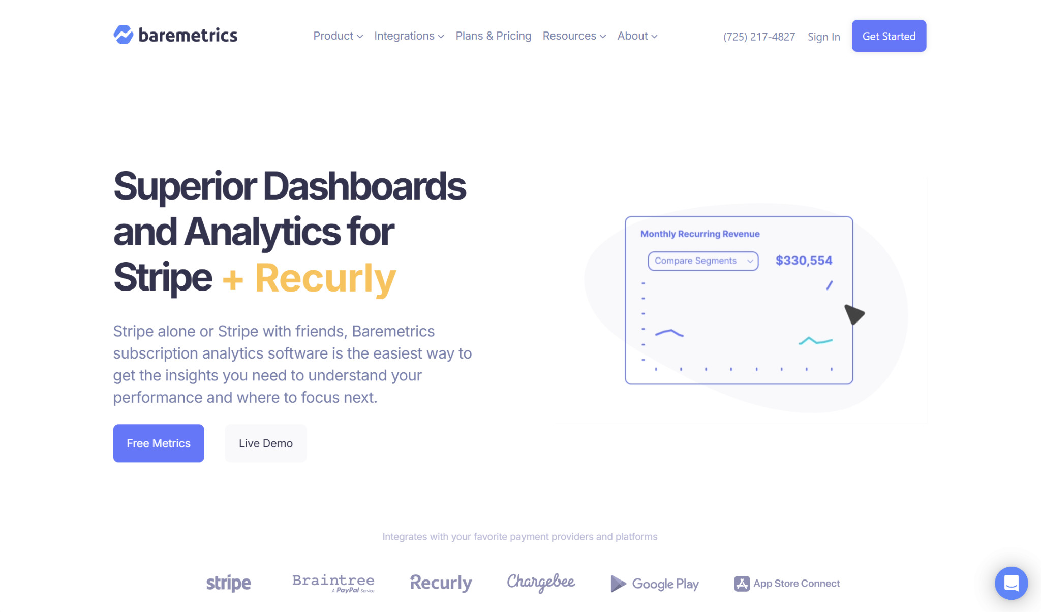 Baremetrics: Best for Tracking MRR at Established SaaS Startups