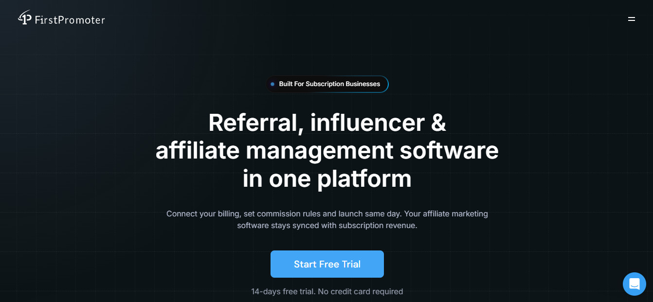 FirstPromoter: Best for Flexible SaaS Billing and Commission Logic