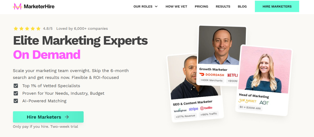 MarketerHire Alternative