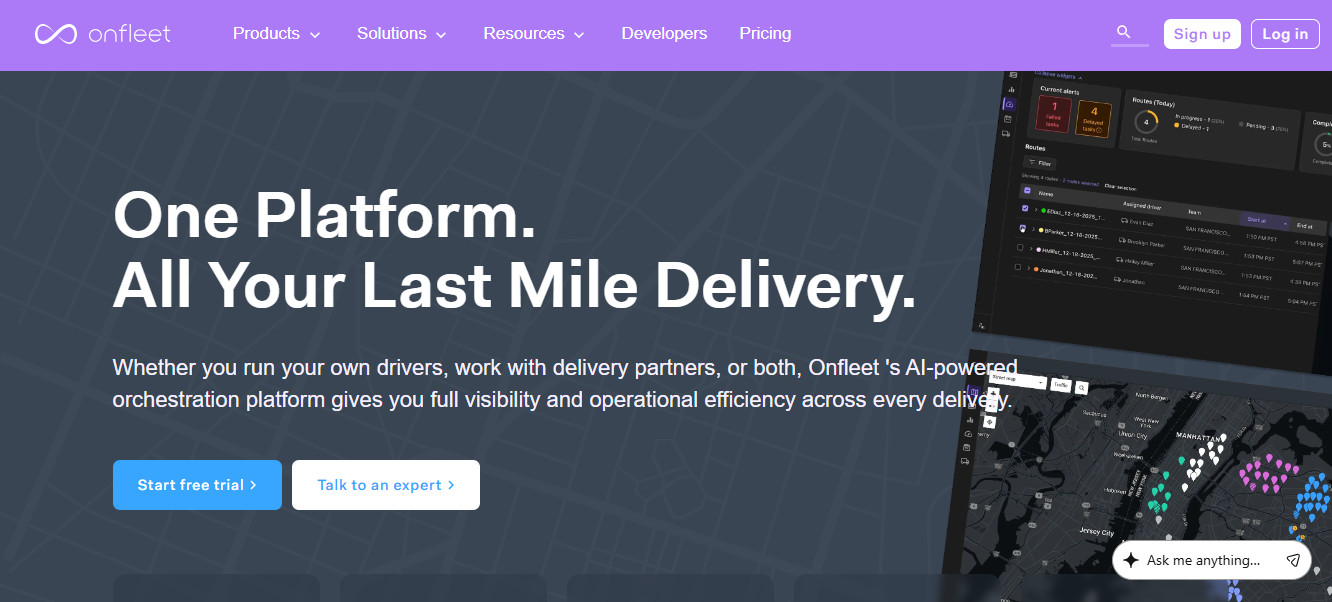 Onfleet Alternatives