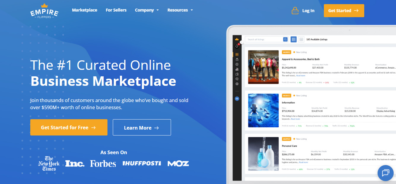 Empire Flippers: The Managed Asset Marketplace