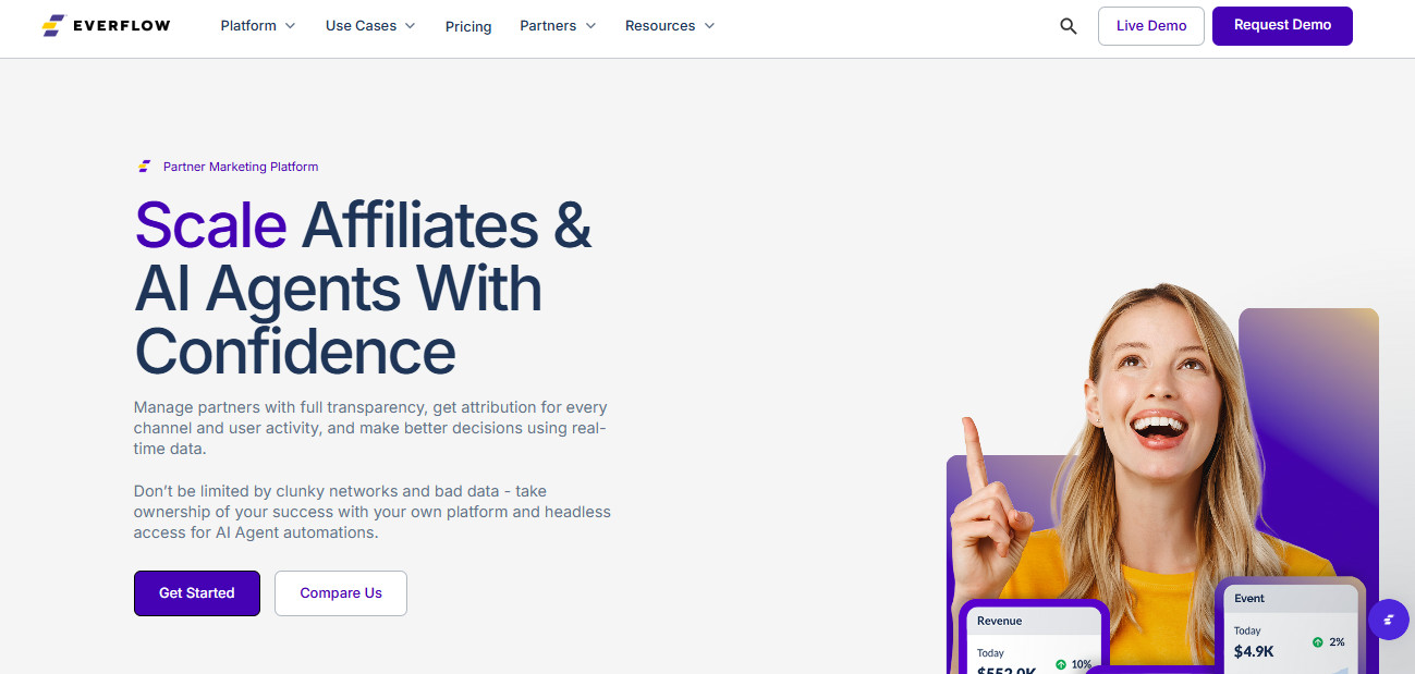 Everflow: Best for Full Control and Scalable Partner Infrastructure