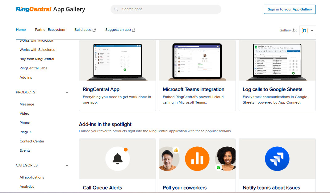 RingCentral Integrations