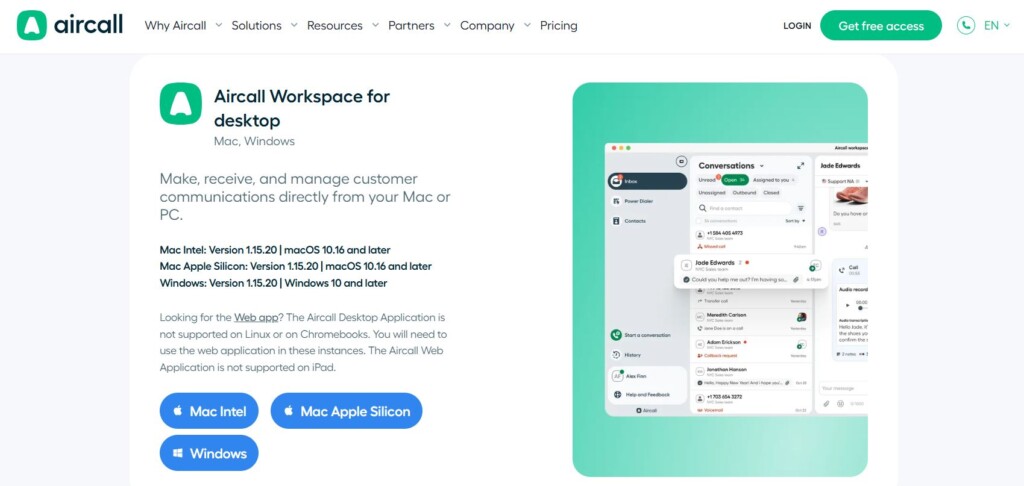 aircall setup