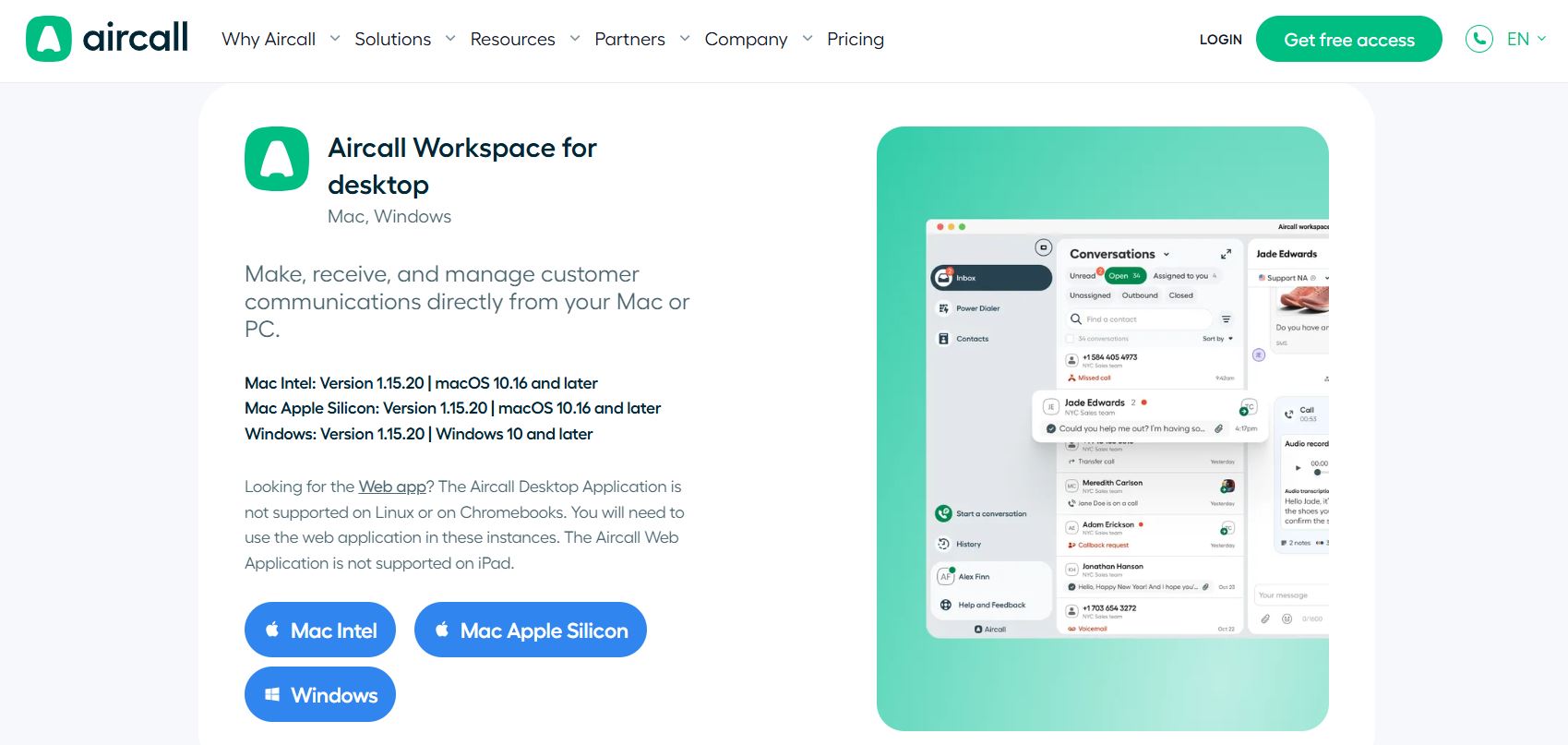 aircall setup