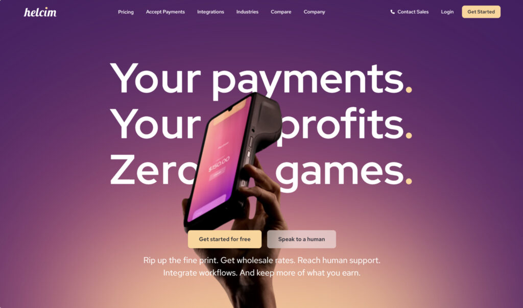 Helcim: Best for Volume Discounts