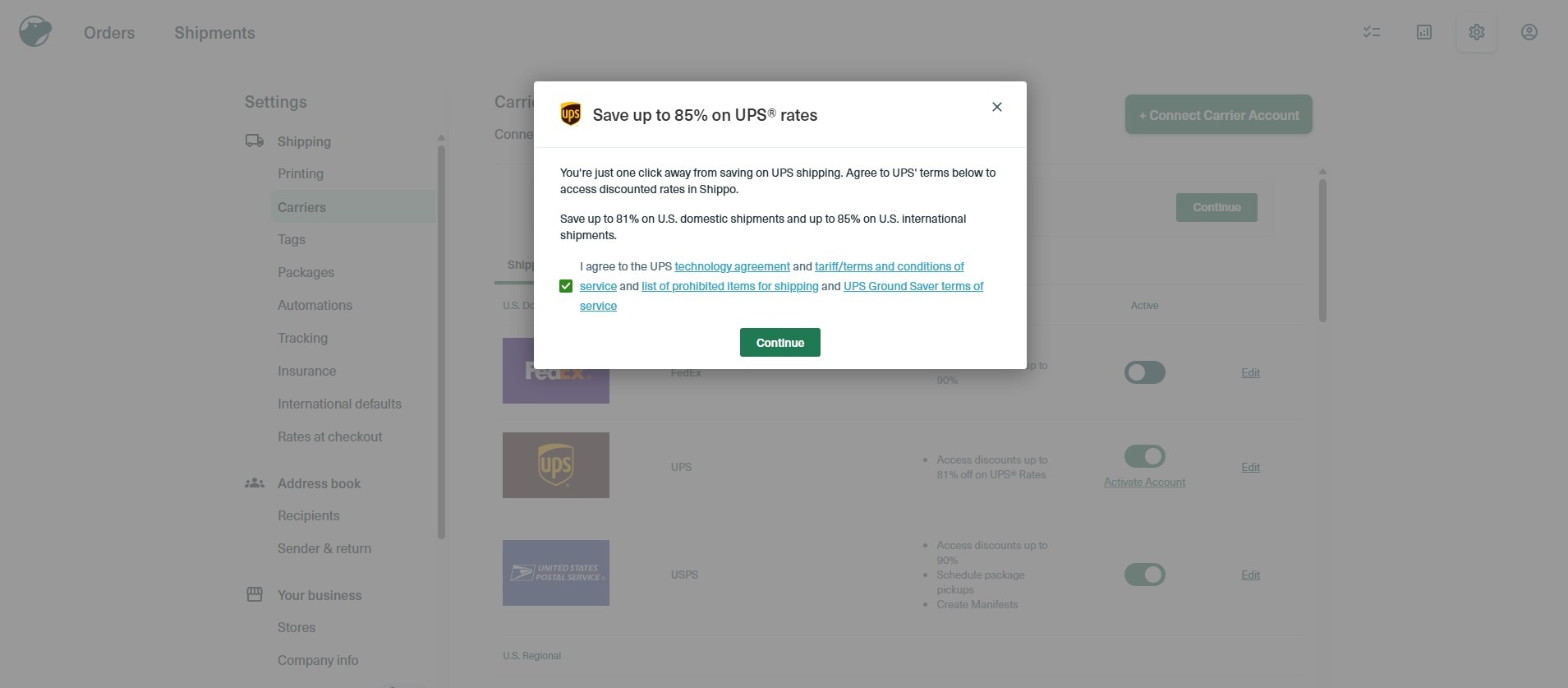 How to Set Up Shipping for a New Shopify Store With Shippo