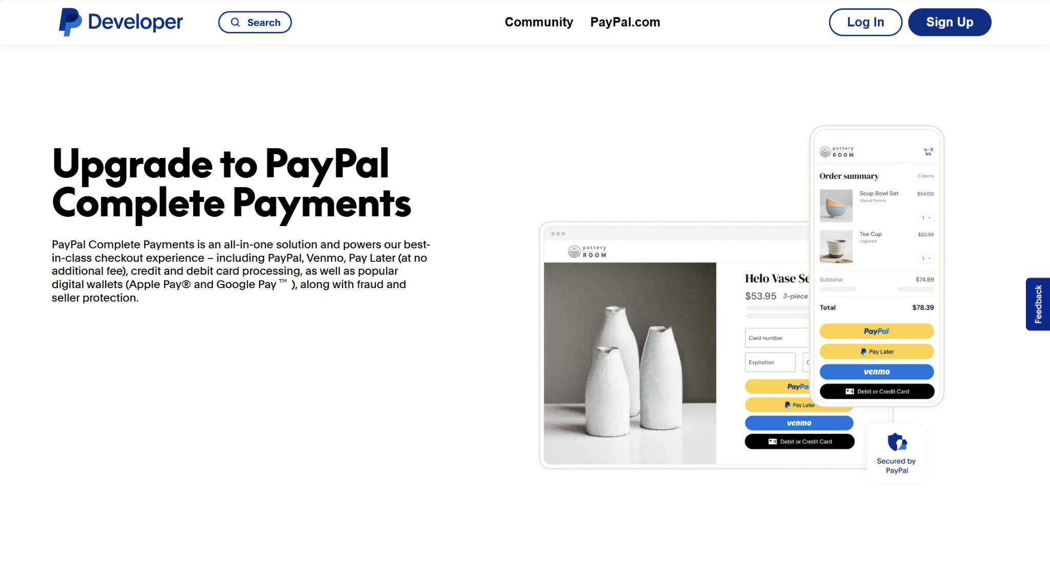 PayPal Complete Payments: Best for Digital Wallets