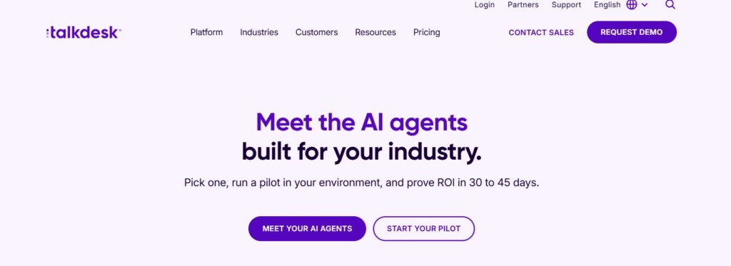 talkdesk ai agents