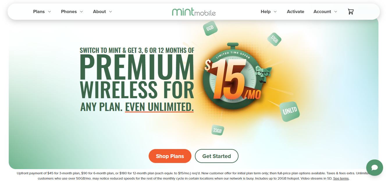 Mint Mobile: Best Budget Option