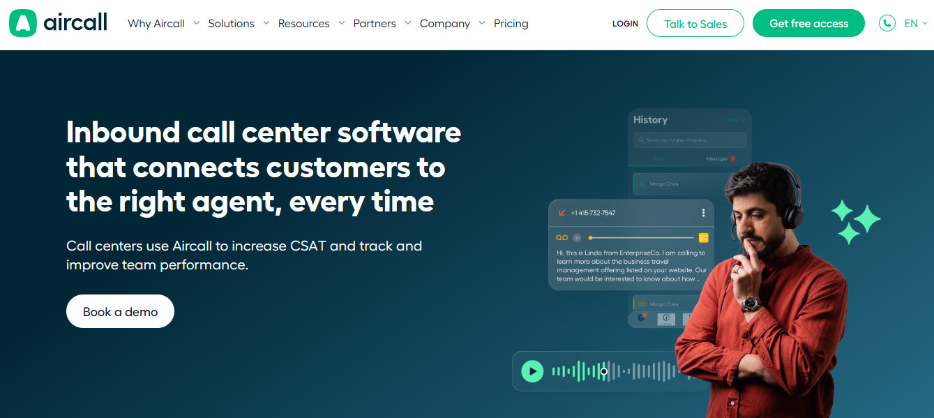 Aircall Best Virtual AI Receptionist