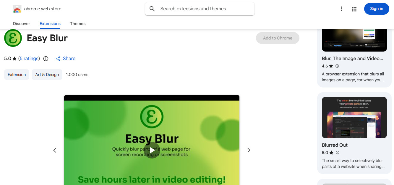 Easy Blur