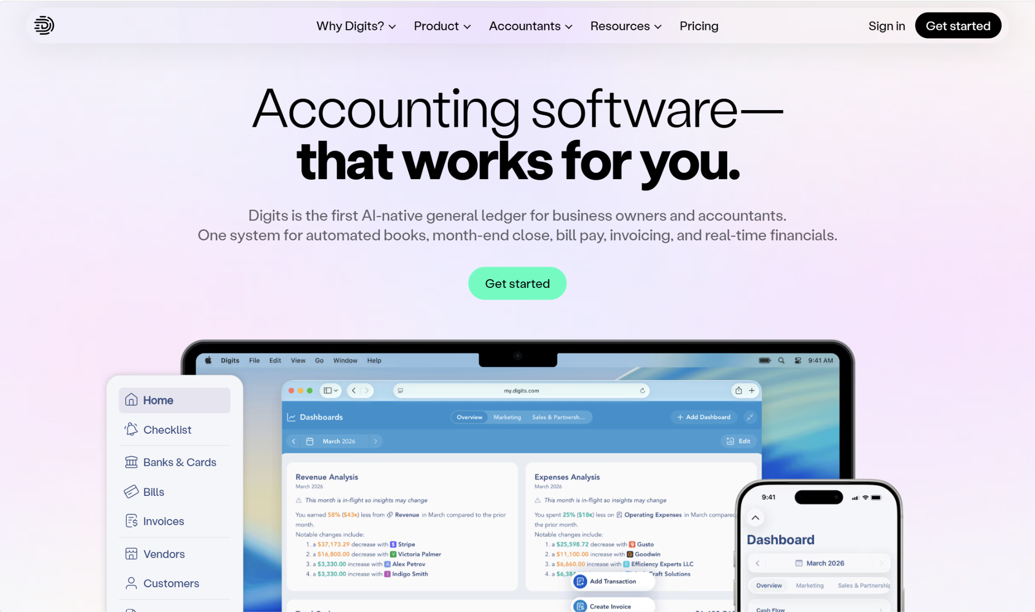 Digits: Best for Schedules and Integrations
