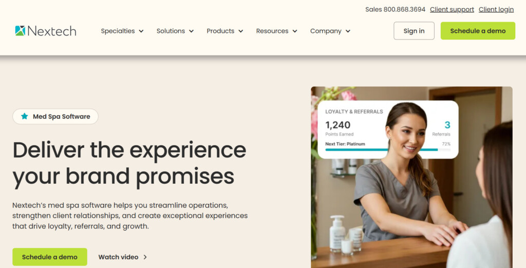 nextech website