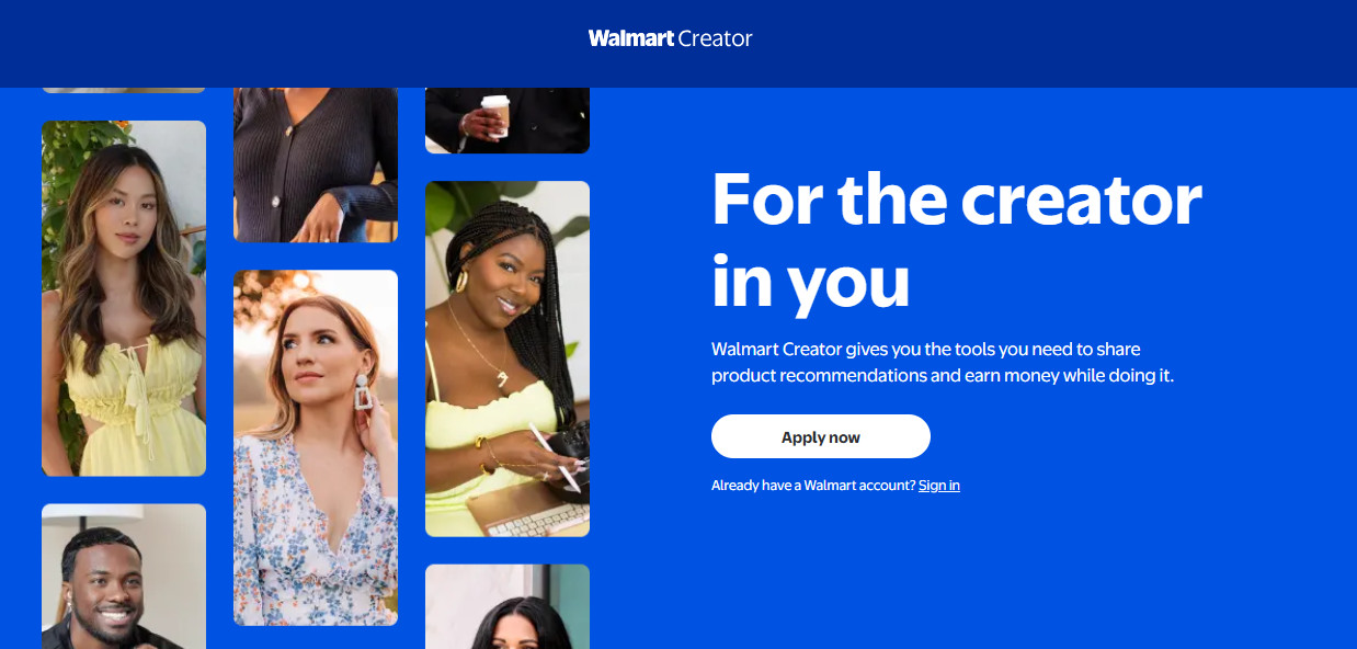 Walmart Creator (Native Portal)