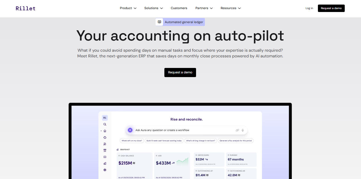 Rillet: Best for Agentic ERP