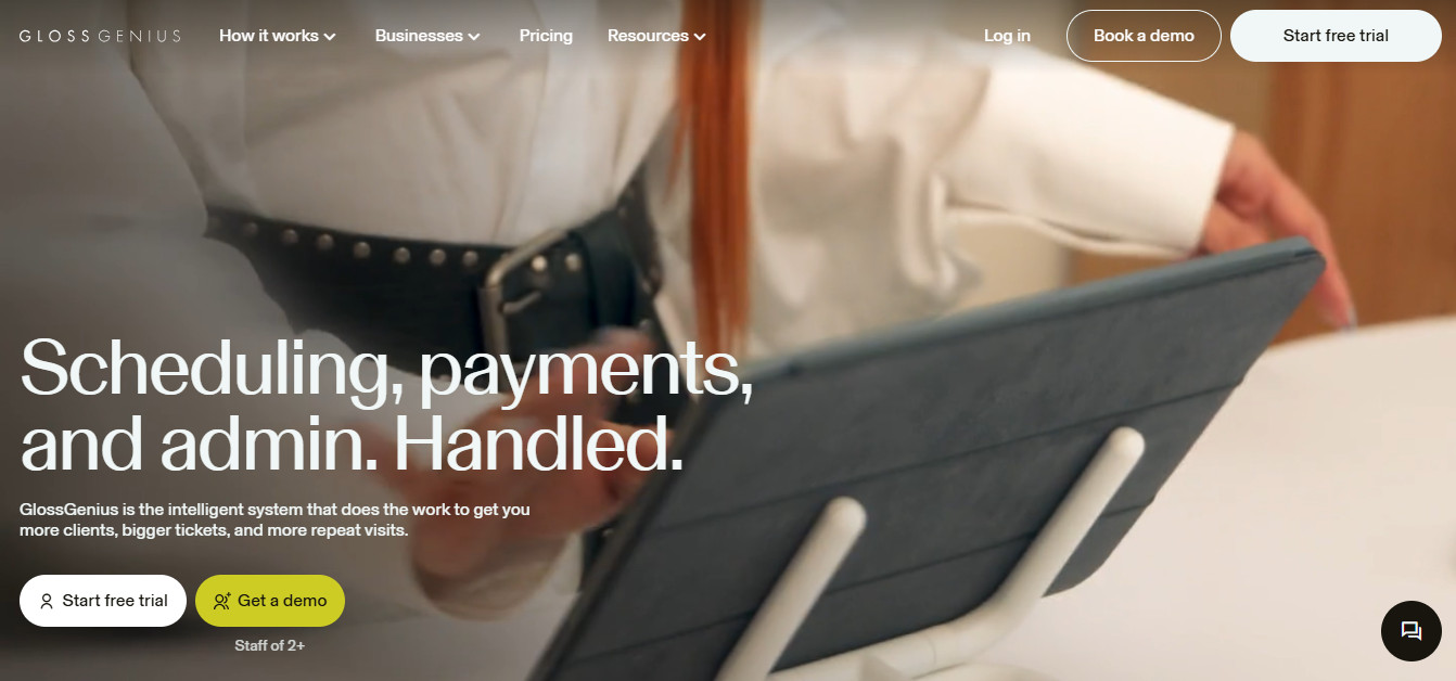 GlossGenius Website