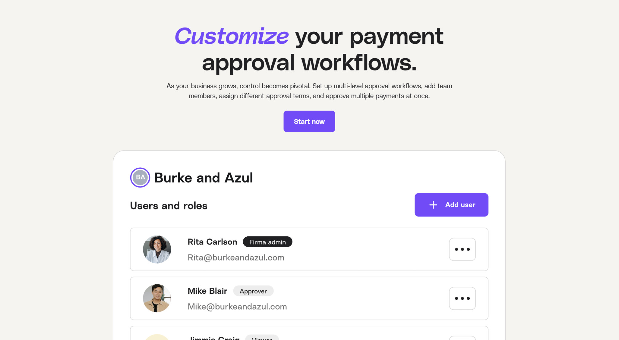 melio customize