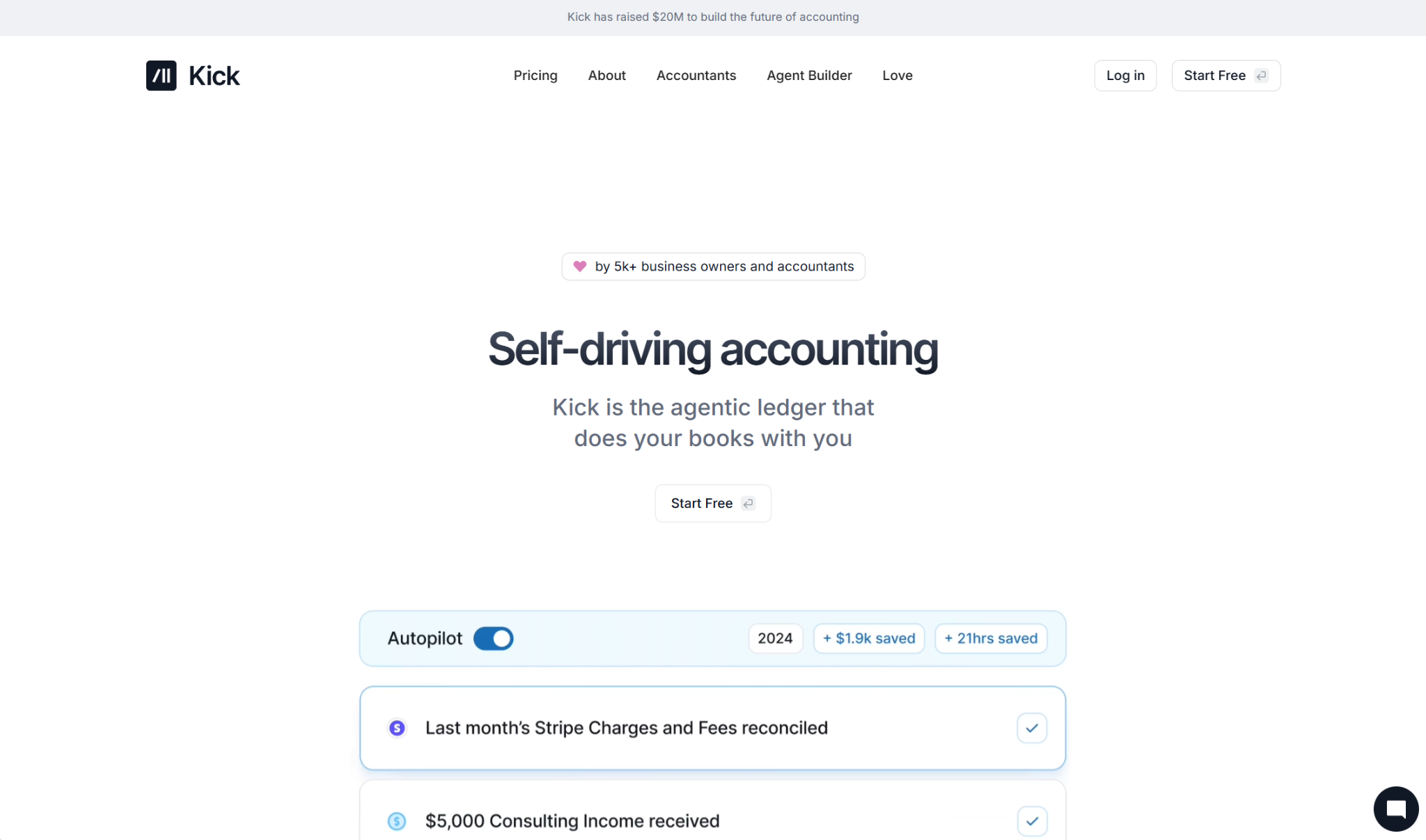 Kick: Best for Cash-Basis Accounting