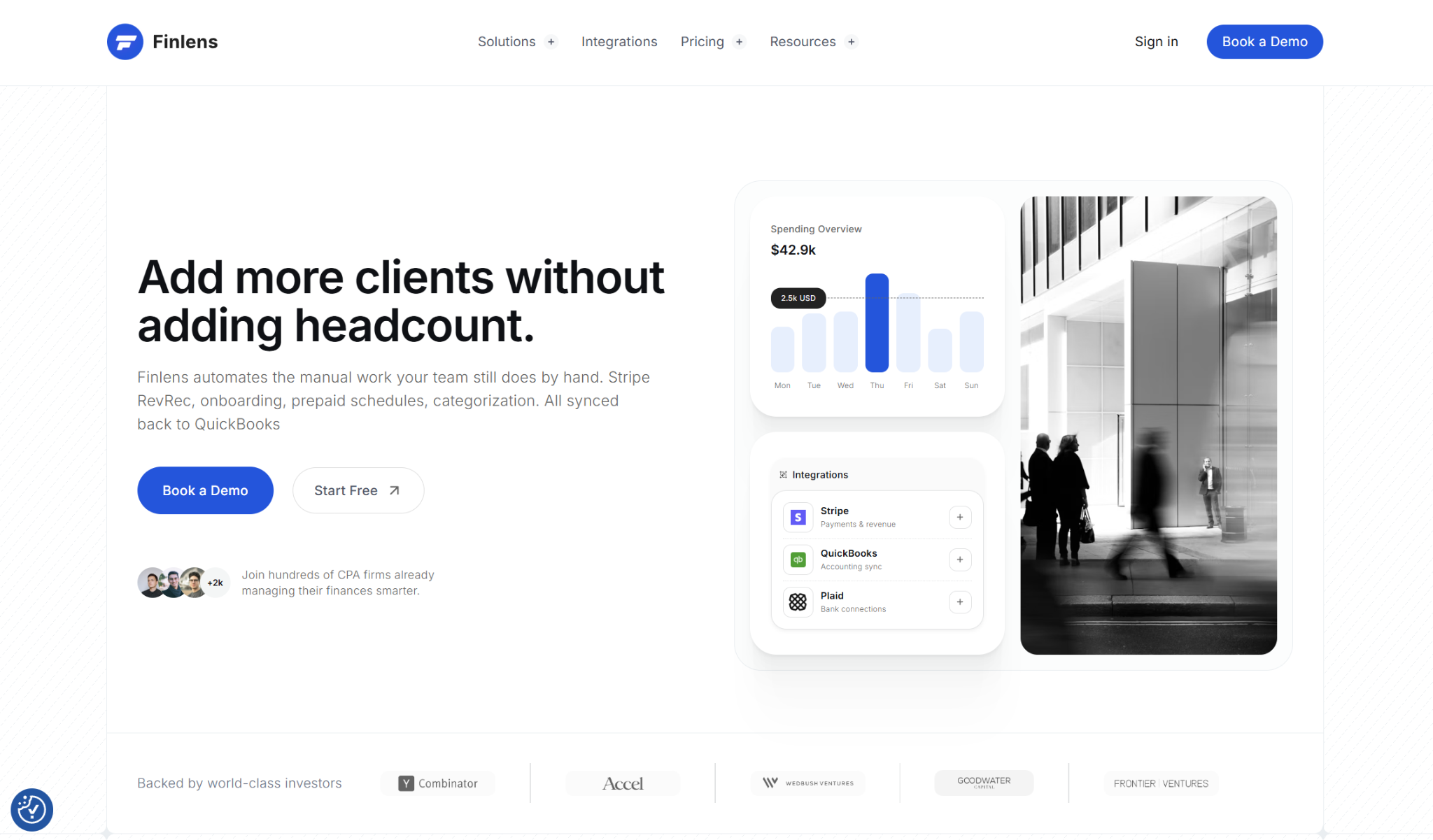 Finlens: Best for QuickBooks Users