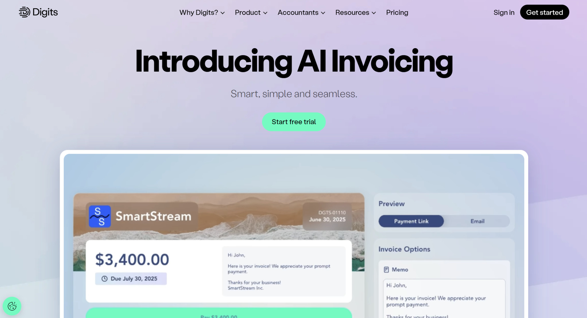 Digits: Best for Unified AI-Native Accounting and Invoicing
