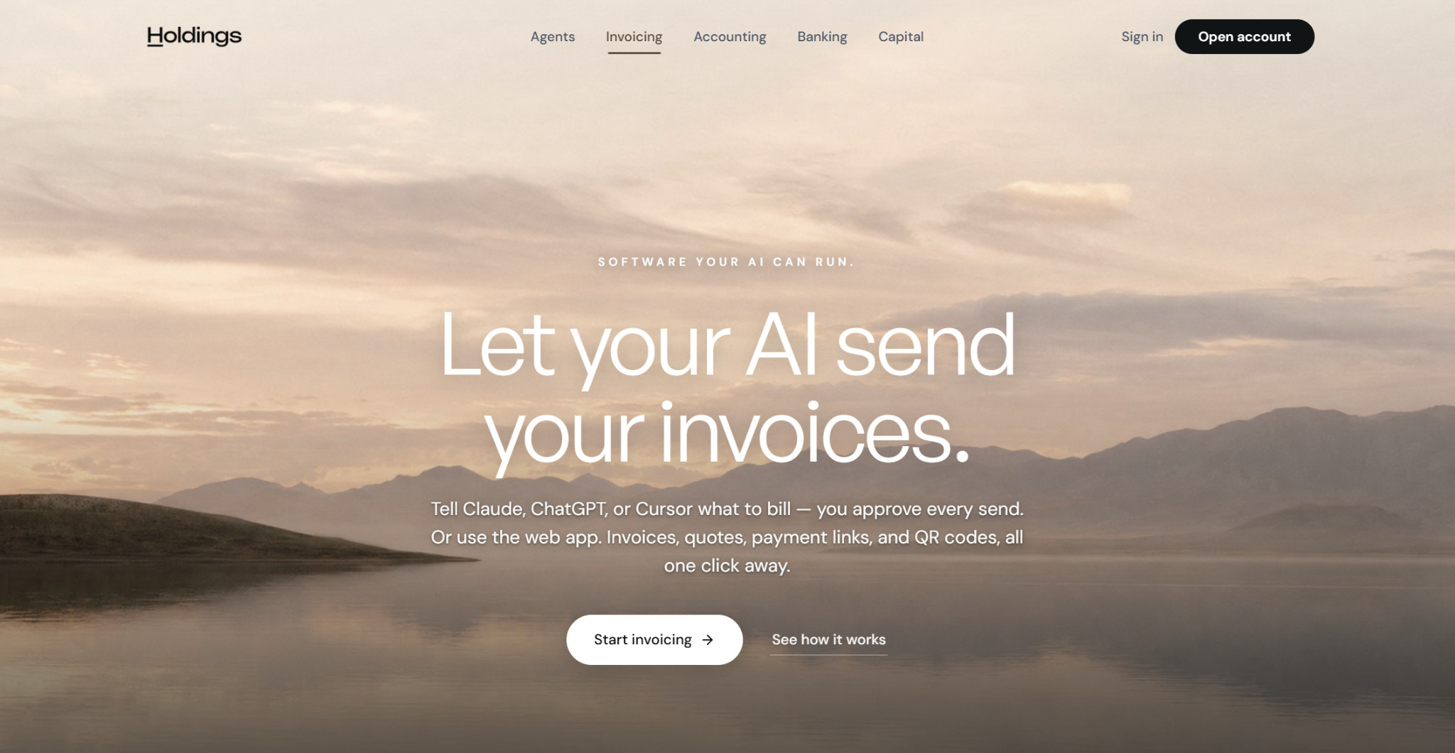 Holdings: Best for MCP-Based Invoicing